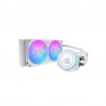 Cooler Master MasterLiquid Atmos II LCD Processeur Kit de refroidissement du liquide 12 cm Blanc 1 pièce(s) 