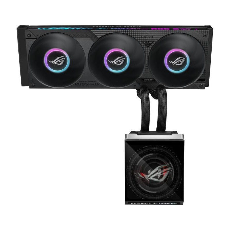 ASUS ROG Strix SLC IV 360 ARGB LCD Processeur Refroidisseur de liquide tout-en-un 12 cm Noir 1 pièce(s) 