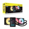 Corsair iCUE LINK TITAN II 360 RX LCD Processeur Refroidisseur de liquide tout-en-un 36 cm Noir 1 pièce(s) 