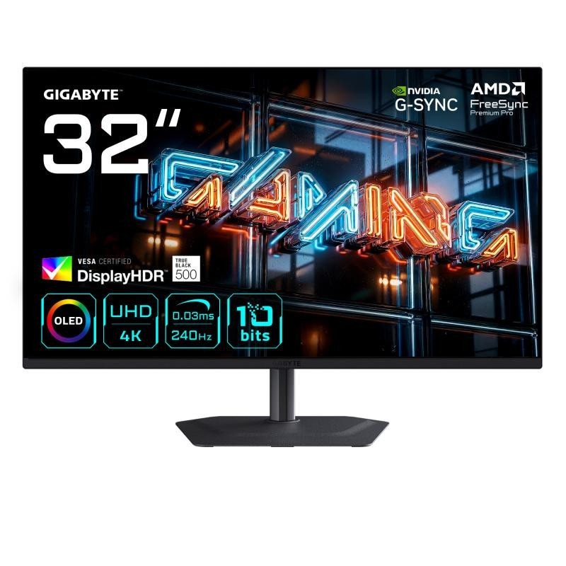 GIGABYTE MO32U24 Moniteur Gaming OLED 32" 4K UHD 