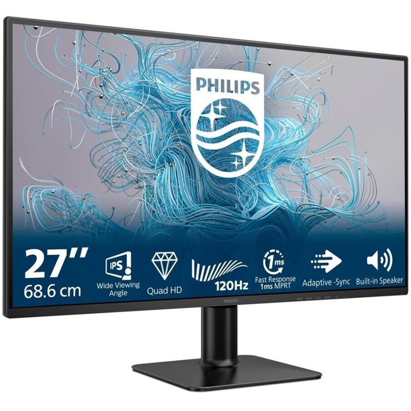 Philips 2000 series 27E2N2500/00 écran plat de PC 68,6 cm (27") 2560 x 1440 pixels Quad HD LCD Noir 