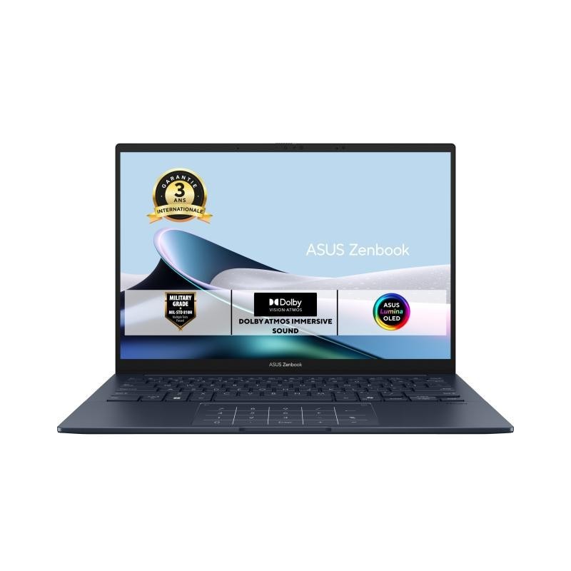 ASUS Zenbook 14 UX3405CA- -ISSQD0X Intel Core Ultra 7 255H Ordinateur portable 35,6 cm (14") WUXGA 16 Go LPDDR5x-SDRAM 512 Go 