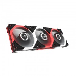 ASUS ROG Eurux GR120 ARGB Reverse Fan - Triple Pack Boitier PC Ventilateur 12 cm Noir, Blanc 3 pièce(s) 