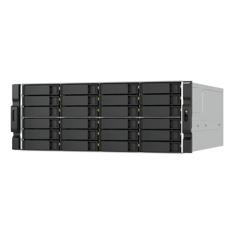 QNAP TS-h2477AXU-RP Serveur de stockage Rack (4 U) AMD Ryzen? 7 7745 32 Go DDR5 0 To QNAP QTS Noir, Gris 