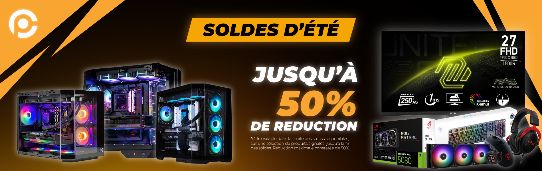 C'est le début des soldes chez PC CONFIG !